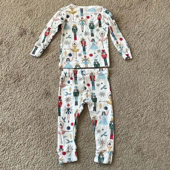 Little Planet Organic Cotton Kids Christmas Pajama Set 12 Month Cozycore Holiday - Picture 7 of 8